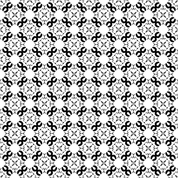 Black seamless abstract pattern. Overlay for background and backdrop. Ornamental design. PNG graphic illustration with transparent background.