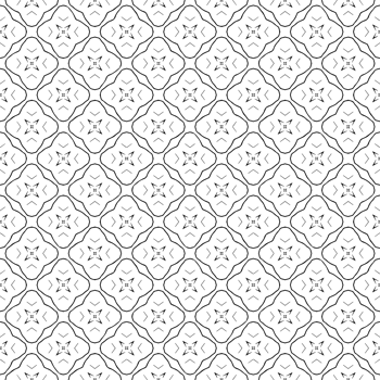 Black seamless abstract pattern. Overlay for background and backdrop. Ornamental design. PNG graphic illustration with transparent background.