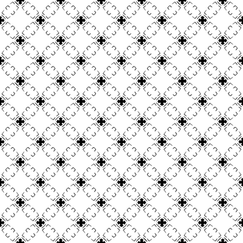 Black seamless abstract pattern. Overlay for background and backdrop. Ornamental design. PNG graphic illustration with transparent background.