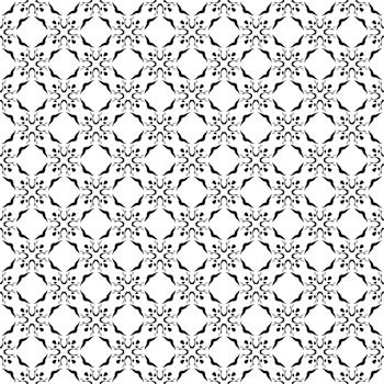 Black seamless abstract pattern. Overlay for background and backdrop. Ornamental design. PNG graphic illustration with transparent background.