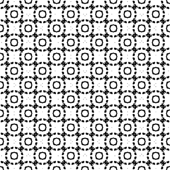 Black seamless abstract pattern. Overlay for background and backdrop. Ornamental design. PNG graphic illustration with transparent background.