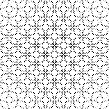 Black seamless abstract pattern. Overlay for background and backdrop. Ornamental design. PNG graphic illustration with transparent background.