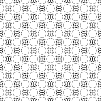 Black seamless abstract pattern. Overlay for background and backdrop. Ornamental design. PNG graphic illustration with transparent background.