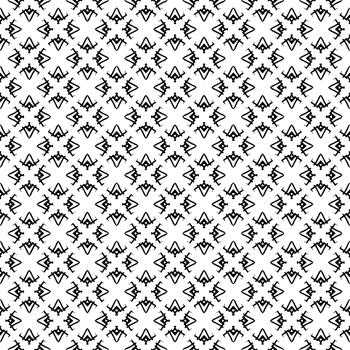 Black seamless abstract pattern. Overlay for background and backdrop. Ornamental design. PNG graphic illustration with transparent background.