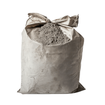 AI generated Bag of Cement on Transparent Background png