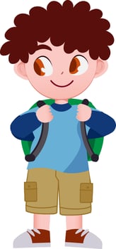 cute children  cartoon style vector