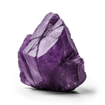 AI generated Heavy Purple Rock Isolated Image png