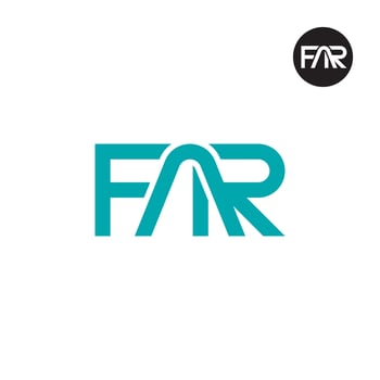 Letter FAR Monogram Logo Design vector