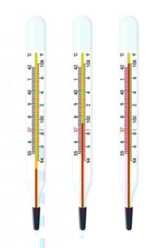 realistic thermometer illustration design, perfect for healcare theme vector