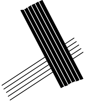 Black and white minimal patterned paper decoration tape. Flat design illustration. png