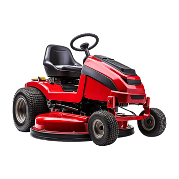 AI generated Gas lawn mower isolated on transparent background png