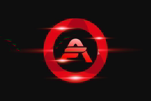 AF Red logo Design. Vector logo design for business.