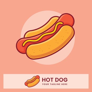 Yummy Hotdog Vector Design