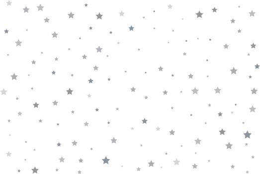 Magic pattern of silver stars png
