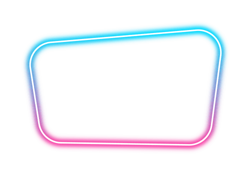 Neon Light Frame png