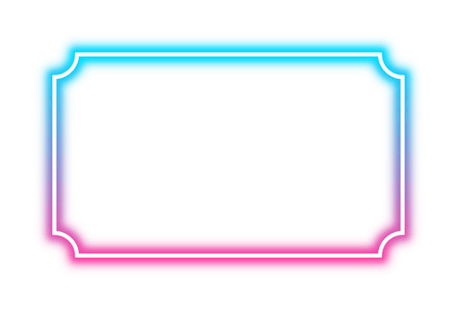 Neon Light Frame png
