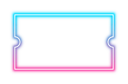 Neon Light Frame png