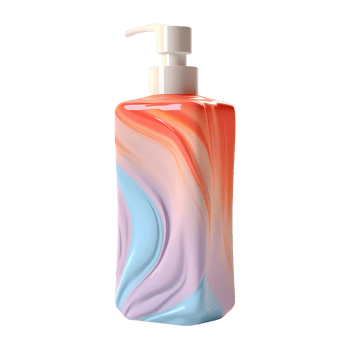 AI generated 3D Rendering of a Water or Perfume Bottle on Transparent Background - Ai Generated png