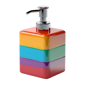AI generated 3D Rendering of a Water or Perfume Bottle on Transparent Background - Ai Generated png