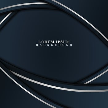 Luxury curved stripes with lines background. vector