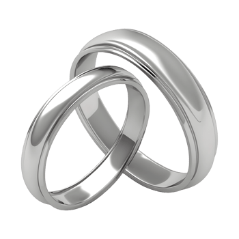 AI generated Couple Ring on Transparent background - Ai Generated png