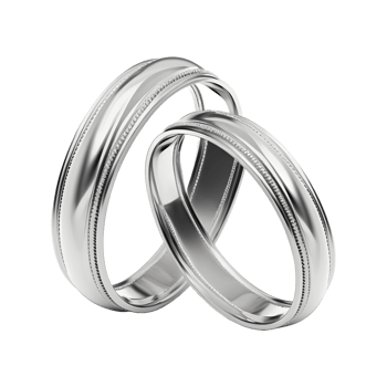 AI generated Couple Ring on Transparent background - Ai Generated png