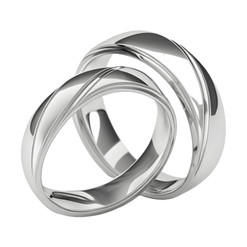 AI generated Couple Ring on Transparent background - Ai Generated png