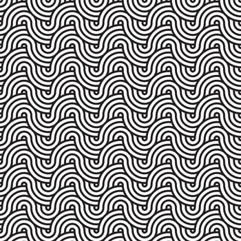 Simple vector pattern illustration , black and white