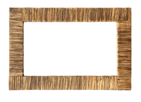Rustic wood frame png