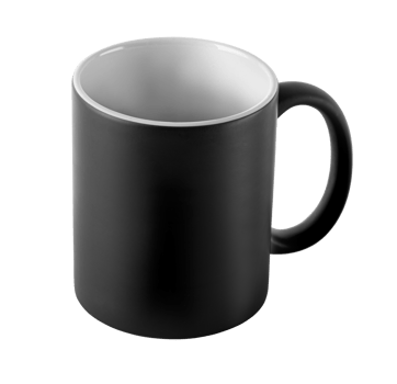 Black mug mockup png