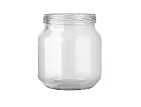 Glass jars isolated png
