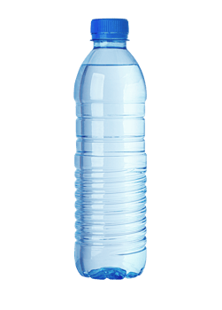Plastic bottle for water png