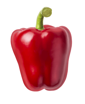 Bright red pepper png