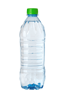Plastic bottle of drinking water png