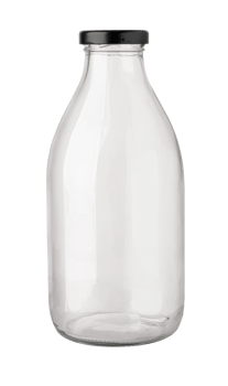 empty milk bottle png