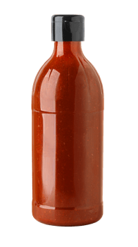 barbecue sauces in glass bottle png
