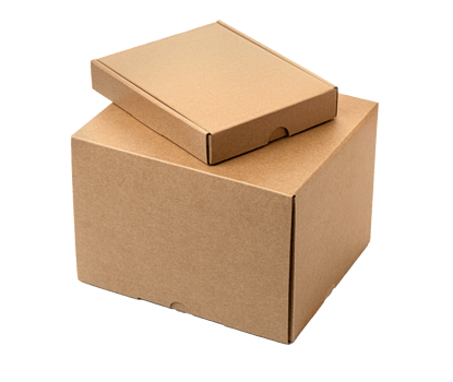 Two closed cardboard Box png