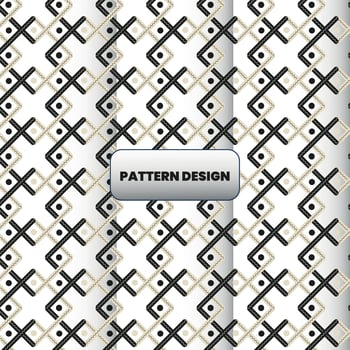 Pattern design Template for clothing vector