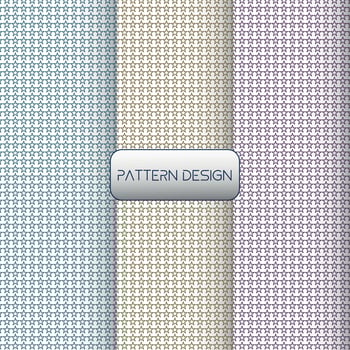 Pattern design Template for clothing vector