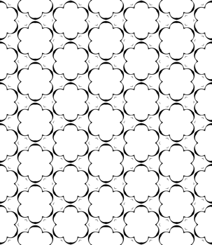 Black seamless abstract pattern. Overlay for background and backdrop. Ornamental design. PNG graphic illustration with transparent background.