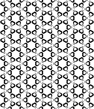 Black seamless abstract pattern. Overlay for background and backdrop. Ornamental design. PNG graphic illustration with transparent background.