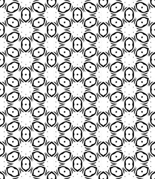 Black seamless abstract pattern. Overlay for background and backdrop. Ornamental design. PNG graphic illustration with transparent background.