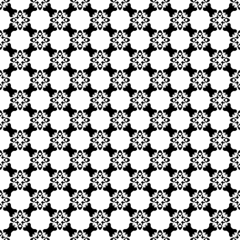 Black seamless abstract pattern. Overlay for background and backdrop. Ornamental design. PNG graphic illustration with transparent background.