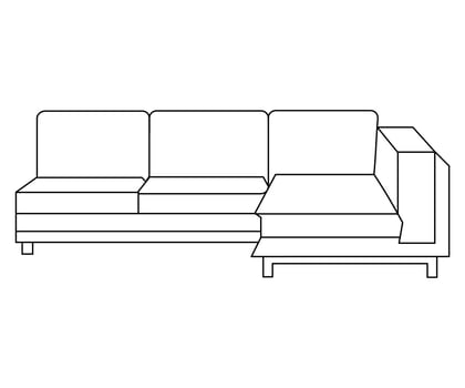 Sofa line Icons. Furniture design. Collection of sofa illustration. Modern furniture set isolated on white background. vector
