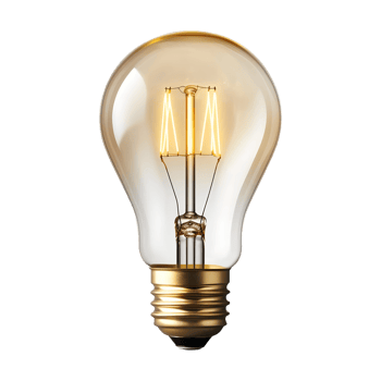 AI generated Electricity Bulb on Transparent background - Ai Generated png