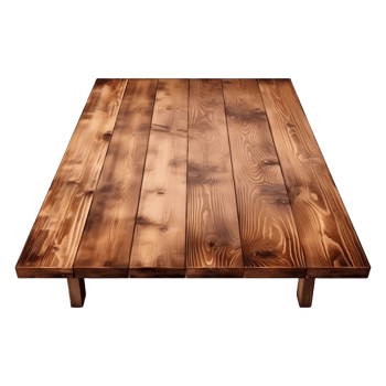 AI generated Wooden Table on Transparent background - Ai Generated png