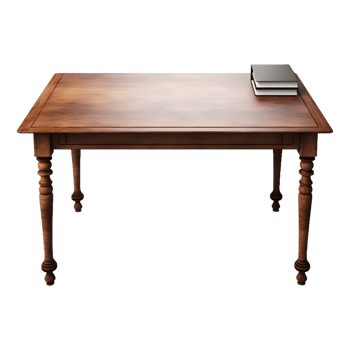 AI generated Wooden Table on Transparent background - Ai Generated png