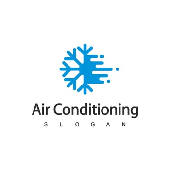 Air Conditioning Logo, HVAC Logo Concept vector