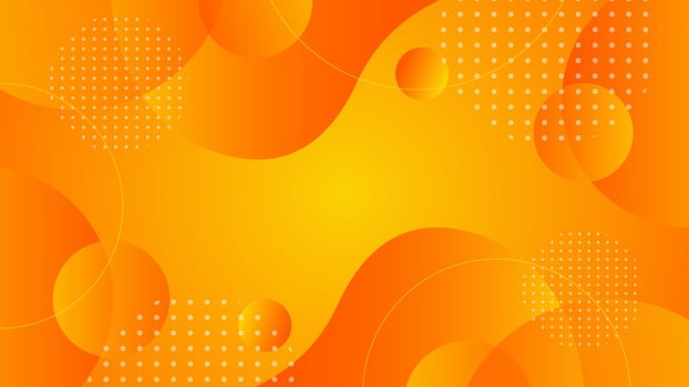 Beautiful dynamic orange gradient background, abstract creative wavy and geometry shapes, fluid wallpaper. Suitable for businesses selling banners, events, templates, pages, and others vector