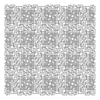 Isolated Artwork Design with Line Motif vector